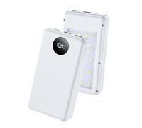 Nucelit Power Case - Batería de 6 x 18650 con iluminación LED y protocolos de carga avanzados, carcasa de batería desmontable USB