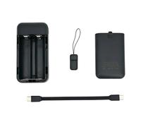 Nucelit Powerbank - Funda con función de carga súper rápida para 2 unidades, caja de batería 21700 para dispositivos móviles, tabletas, carga rápida Power Institution