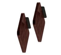 Nucelit Soporte de barra de sonido de madera resistente que ahorra espacio para sistemas mejorados, montaje en pared, paréntesis de conferenciante