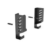 Nucelit Soporte de pared seguro que ahorra espacio para tabletas con cinta de dos caras o tornillo de instalación para el hogar y el estudio, soporte ajustable para tablet