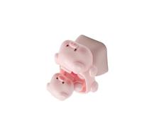 Nucelit Tecla mecánica con figuras de cerdito 3D, teclas de resina que garantizan resistencia a los arañazos y montaje estable Esc Keycap Piggy