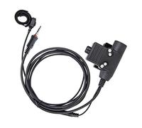 Nucelit U94 PTT - Conector de cable para micrófono VX-6R VX-7R Walkie-talkie PTT, adaptador de auriculares