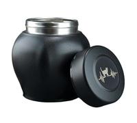 Nucelit Urna conmemorativa de cenizas de acero inoxidable para mascotas, recuerdo de pérdida, polvo para una fácil limpieza, urna conmemorativa de acero inoxidable