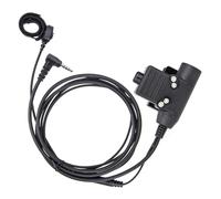 Nucelit VX-3R U94 - Adaptador PTT de poliuretano para cable PTT Yaese VX-3R Walkie-talkie PTT con clip trasero adaptador de auriculares