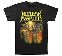 Nuclear Assault - Camiseta negra para hombre, cuello redondo, unisex, 100 % algodón, manga corta, Negro, XXL
