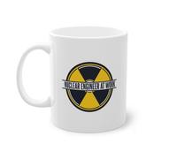 Nuclear Engineer At Work Operador de Planta Nuclear Taza De Café | Energía Uranio Ingeniero Nuclear Taza Blanco (07734B)