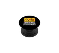 Nuclear Power Plant Worker I Survived The Plant PopSockets PopGrip Adhesivo