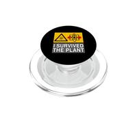 Nuclear Power Plant Worker I Survived The Plant PopSockets PopGrip para MagSafe