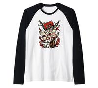 Núcleo de casete pirata Yo Ho Mosh Camiseta Manga Raglan