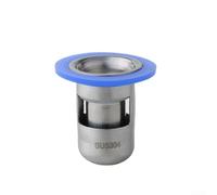 Núcleo de drenaje profundo de acero inoxidable 304, válvula de fontanería antiolor con prevención de reflujo para fregadero de baño e inserto de trampa de residuos de piso (pequeño)