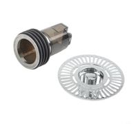 Núcleo de inserción de drenaje de acero inoxidable para aplicaciones de ducha con longitud extendida para una cobertura completa del subsuelo y sellado a prueba de olores (6 cm)