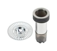 Núcleo de inserción de drenaje de acero inoxidable para aplicaciones de ducha con longitud extendida para una cobertura completa del subsuelo y sellado a prueba de olores (10 cm)