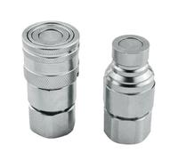 Núcleo de válvula de acoplamiento rápido hidráulico plano FF G1/4 G3/8 G1/2 G3/4 G1 CAIHUA(G3-8)