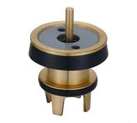 Núcleo de válvula de descarga para válvulas de ángulo de inodoro estándar con cuerpo de latón y ajuste de retardo ajustable para un uso optimizado del agua (40 mm)