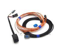 Núcleos de cámara inversa de alta resolución 1080P para coche, visibilidad nocturna, IP68, resistente al agua, 5Q0980556B, reemplaza enchufes de fácil instalación y cámara de marcha atrás para coche