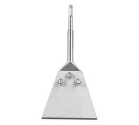 Nucraft Kit de raspador de suelo SDS Plus de 5 x 10 pulgadas, herramienta de extracción de azulejos SDS Plus, broca de cincel resistente para taladro de martillo giratorio con pernos de repuesto y
