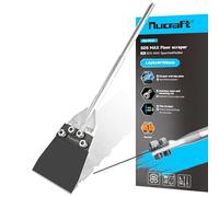 Nucraft Spachtelmeißel SDS-Max, 620x150 mm, Bodenschaber für Abziehen von Fußbodenkleber, Teppich, Linoleum, Fliesenkleber, PVC-Fliesen, Farbe