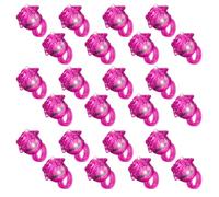 NUDALA Paquete de 24 anillos de estrella iluminados que brillan en la oscuridad para fiesta intermitente, anillos de dedo LED para el 4 de julio, Halloween, Navidad, concierto, relleno de bolsas de