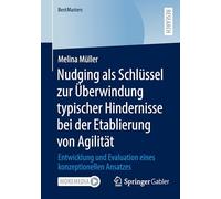 Nudging als Schlu¿ssel zur Überwindung typischer Hindernisse bei der Etablierung von Agilität: Entwicklung und Evaluation eines konzeptionellen Ansatzes (BestMasters)