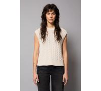 Nudie Jeans Kimmy Cable West Chalk White Talla: L | Jerséis de Punto Outlet | Mujer | Blanco
