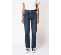 Nudie Jeans Lofty Lo Dark Vintage Blue Talla: W26L32 | Vaqueros rectos Outlet | Mujer | Azul