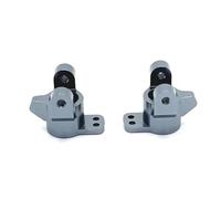 Nudillos Dirección RC para FMS FCX24M para Camel D90 D110 para Defender Discovered 1/24 Copa Dirección del Eje Trasero Delantero C Servo Fijación Piezas Coche para Seat RC(Silver,C Seat)