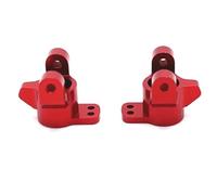Nudillos Dirección RC para FMS FCX24M para Camel D90 D110 para Defender Discovered 1/24 Copa Dirección del Eje Trasero Delantero C Servo Fijación Piezas Coche para Seat RC(Red,C Seat)