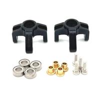 Nudillos Dirección RC para FMS FCX24M para Camel D90 D110 para Defender Discovered 1/24 Copa Dirección del Eje Trasero Delantero C Servo Fijación Piezas Coche para Seat RC(Black,Steering Cup)
