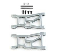 Nudillos Dirección RC para ZD para Racing DBX-10 Modificación Mejorada Aleación Aluminio para Brazo Oscilante Copa Dirección Eje Trasero C Grupo Asientos Coche RC(Titanium,Front hem Arm)