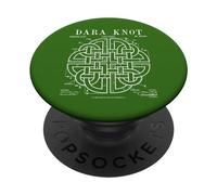 Nudo Celta irlandés Dara Día de San Patricio Divertido Patente Vintage PopSockets PopGrip Adhesivo