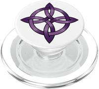 Nudo Celta púrpura - Símbolo Celta irlandés PopSockets PopGrip para MagSafe
