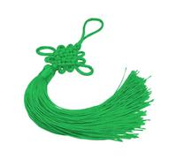 Nudo chino con borlas para decoración del hogar, colgante de nudo de festival de primavera, hecho a mano, cordón de nudo chino con borlas, cordón de nudo hecho a mano para decoración del hogar