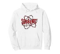 Nudo corredizo - Alambre de púas Sudadera con Capucha, Unisex para Adultos, Blanco, M
