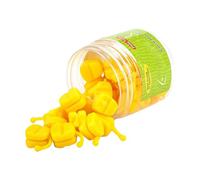 Nudorpn 25 unidades de cebo de pescado, diseño de maíz, cebo flotante para bagre, cebo artificial para pesca, adultos, hombres, mujeres, río, mar, agua dulce y agua salada