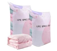 Nudorpn Almacenamiento al vacío - Bolsas de compresión sin bomba - Almacenamiento hermético para comprimir - para ropa, ropa de cama, viajes, hogar, dormitorio, equipaje, apartamento