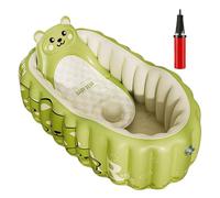 Nudorpn Bañera Inflable Bebé - Bañera De Viaje Hinchable Para Bebés | Piscina Plegable Para Niños Bebés Baño Casa Viajes Camping Playa Vacaciones
