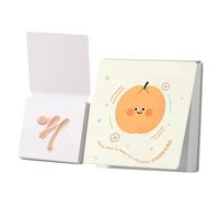 Nudorpn Base de papel para palés, 100 hojas, base de gel mixto, herramientas de pigmento de uñas, placa de diseño de uñas, para manicura de salón, bricolaje, cosméticos, base, corrector, sombra de