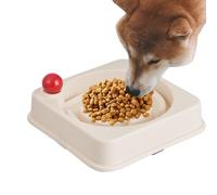 Nudorpn Comida para gatos Slow Feeder Napf - Cuenco antideslizante antiingestión | Rompecabezas de comida para comer sano en gatos, para casa y apartamento, dormitorio, salón, balcón