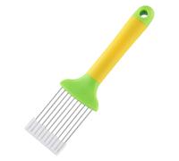 Nudorpn Cortador de cebollas de acero inoxidable - Herramienta de cocina multifuncional para cortar con guía | Picadora manual de cocina y cortador de cebolla - Para zanahorias, tomates, aguacates