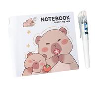 Nudorpn Cuaderno estético | Diario de animales estético - Libro de escritura y accesorios de trabajo para planificación de bocetos, escritura, diario reuniones para niños y adultos