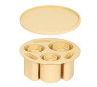 Nudorpn Cubitera Para Congelador | Molde de cubitos de hielo Reutilizable con Bandeja Descongelación | Accesorio Culinario Antiadhesivo Para Bebidas Whisky Vodka Cócteles