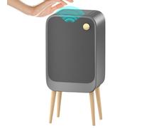 Nudorpn Cubo de basura automático | Cubo de basura con pies, contenedor de basura decorativo automático para dormitorio, cuarto de lavado, baño, sala de estar, oficina