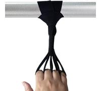 Nudorpn Dispositivo de entrenamiento de dedos con 4 dedos, estirador de mano y potente para atletas, escalada, deportes, lucha, entrenamiento en casa, boxeo, béisbol, tenis, natación