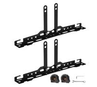 Nudorpn Herramientas de Alineación de Ruedas para Automoción, Medidor De Convergencia Para Automóviles, Juego Resistente con 2 Cintas Métricas para Coche Camión Tráiler Moto Taller