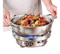 Nudorpn Hornillo de camping, juego de accesorios de cocina portátil, juego de cocina de trekking, para camping, exterior, barbacoa, jardín, vacaciones activas, aventuras, adultos