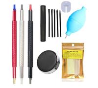 Nudorpn Kits De Reparación De Relojes - Herramientas de Mantenimiento para Relojes de Pulsera - Kit Multifuncional Anti-Rayado de Reparación y Mantenimiento para Viajes, Hogar y Electrónica