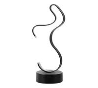 Nudorpn Lámpara de mesita de noche - Iluminación de estado de ánimo regulable, moderna lámpara lateral de cama, decoración de mesa, para salón, oficina, dormitorio de estudiantes, habitación infantil