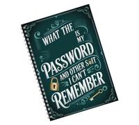 Nudorpn Libretas de Contraseñas y Registro de Claves - Organizador con Páginas de Índice Reforzadas - Cuaderno de Contraseñas Pequeño | para Familia y Adultos en el Hogar Oficina Estudio o Uso Diario