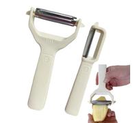 Nudorpn Pelador De Verduras,Pelador De Frutas Y Verduras De Acero Inoxidable - Herramienta Ergonómica Antideslizante Para Preparación De Comidas En Casa Camping Picnic Y Dormitorio