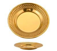 Nudorpn Platos De Metal | Bandeja De Servir Y Platillos Para Comer | Platos De Acero Inoxidable Para Niños | Para Familia, Estudiantes, Adultos, Hombres, Mujeres, Hogar Interior, Cocina Y Eventos